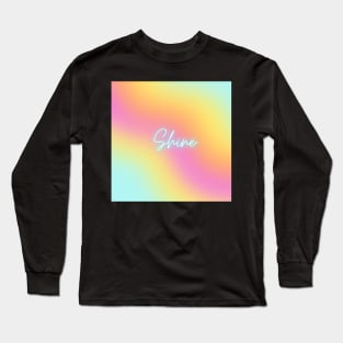 Pink Pastel Shine Long Sleeve T-Shirt